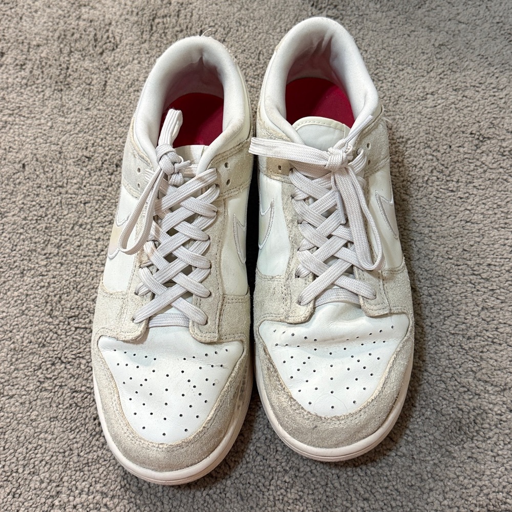 Authentic Nike Women's Sneakers in White and Cream